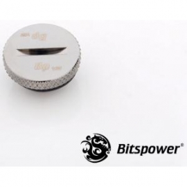 Bitspower 3mm Stop Fitting Design For Thread G1/4 With Muti-function Application. High Durability Nickel Finished In Black Sparkle Color. Bp-bswp-c09v2