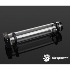 Bitspower Designed For Ddc Pump With Reservoir (300mm) Application. Black Top + Clear Reservoir. Ddc Black Top Water Tank Integrated Kit 300 Bp-ddctopwtik300pc3-bkcl