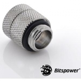 Bitspower G1/4 Silver Shining Anti-twist Adapter With 360-degree Rotation. Nickel Finished In Silver Shining Color. Design For G1/4 Adapter Bp-dr-c