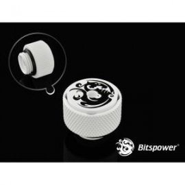 Bitspower G1/4 Air-exhaust Fitting White True Hi-flow Design With Hi-quality Brass Material. High Durability Nickel Finished In Deluxe White C… Bp-dwetair