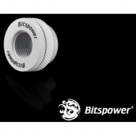 Bitspower G1/4 Deluxe White Casetop Water-fill Set. Nickel Finished In Deluxe White Color. Sealed O-ring Included. For Through Hole Application. Bp-dwwp-c04
