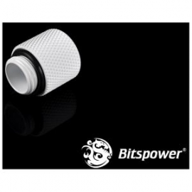 Bitspower G1/4 Htube 15mm Ig1/4 Extender True Hi-flow Design With Hi-quality Brass Material. High Durability Nickel Finished In Deluxe White C… Bp-dwwp-c60