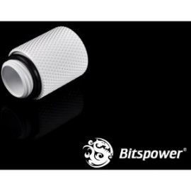 Bitspower G1/4 Htube 20mm Ig1/4 Extender True Hi-flow Design With Hi-quality Brass Material. High Durability Nickel Finished In Deluxe White C… Bp-dwwp-c61