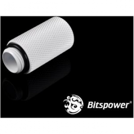Bitspower G1/4 Htube 30mm Ig1/4 Extender True Hi-flow Design With Hi-quality Brass Material. High Durability Nickel Finished In Deluxe White C… Bp-dwwp-c63