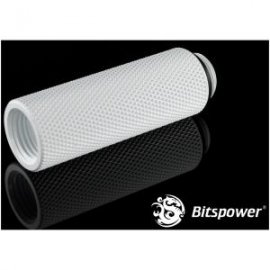 Bitspower G1/4 Htube 50mm Ig1/4 Extender True Hi-flow Design With Hi-quality Brass Material. High Durability Nickel Finished In Deluxe White C… Bp-dwwp-c65