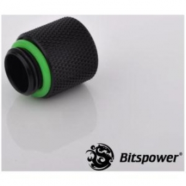 Bitspower G1/4 Hard Tube 15mm Ig1/4 Extender True Hi-flow Design With Hi-quality Brass Material. High Durability Nickel Finished In Matt Black… Bp-mbwp-c60