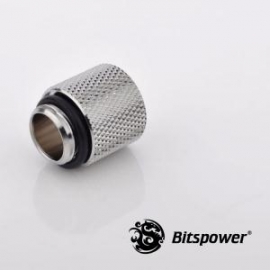 Bitspower Ig1/4 Extender 15mm Sliver True Hi-flow Design With Hi-quality Brass Material. High Durability Nickel Finished In Silver Shining Bp-wtp-c60