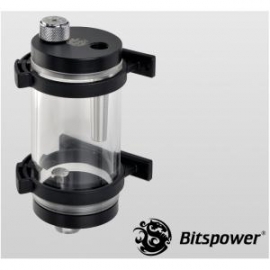Bitspower Multi -flow Design Reservoir Made Of High Quality Acrylic. Simple Air Exhaust Design Allows Quick Release Of Air Pressure In The Bp-wtzm100pv2-clbk