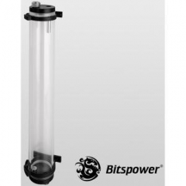 Bitspower Multi -flow Design Reservoir Made Of High Quality Acrylic. Simple Air Exhaust Design Allows Quick Release Of Air Pressure In The Bp-wtzm400pv2-clbk