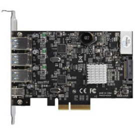 Startech Usb 3.1 Card 4 Pt Pcie Usb A & C - 2 Ch Pexus313Ac2V