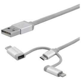 Startech Cable Usb - Micro-Usb Usb-C Lightning 2M (Ltcub2Mgr)
