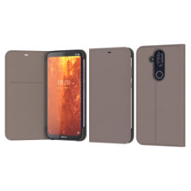 Hmd Nokia 8.1 Flip Cover Grey 8P00000046