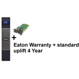 EATON 5PX 1500i RT2U + Warranty+ standard uplift 4 year: 5 seri + Gigabit Network Card (1668735 + 2681777 + 4334350)