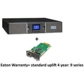 EATON 9PX 1500VA RACK/TOWER 10AMP INPUT + Warranty+ standard uplift 4 year: 9 seri + Gigabit Network Card (3553433 + 2681780 + 4334350)