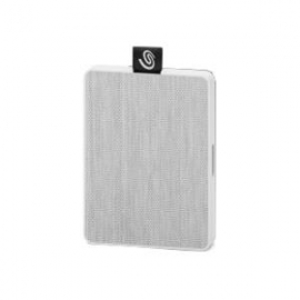 Seagate Ultra-Small 500GB BACK UP ONE TOUCH SSD - WHITE (STJE500402)