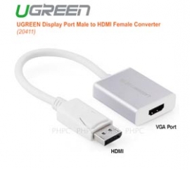 Ugreen Displayport Male To Hdmi Female Converter-aluminum Case (20411) Acbugn20411