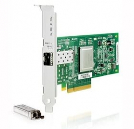 Hp Qlogic 81q 8gb Pci-e To Fc Singl Port Hba Ak344a