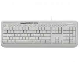 Microsoft Wired Keyboard 600 Usb Port Eng Intl Row Hdwr White Anb-00034