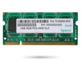Apacer Ddr2 Sodimm Pc6400-2gb 800mhz Cl5 G Retail Pack