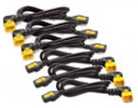 Apc (ap8704r-ww) Power Cord Kit (6 Ea), Locking, C13 To C14 (90 Degree), 1.2m Ap8704r-ww