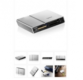 Apacer Megasteno Am404 External Usb2 Card Reader Reads Sdhc, Mini Sdhc, Mmc, Ms Pro Duo And M2