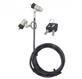 TARGUS DEFCON P2MKL DUAL CABLE LOCK ASP57MKAUX