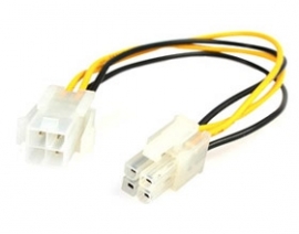 Startech 8in Atx12v 4 Pin P4 Cpu Power Extension Cable - M/ F Atxp4ext