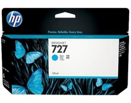 Hp 727 130-ml Cyan Ink Cartridge B3p19a
