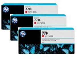 Hp 771b Chrmtc Red Ink Cartridge 3-pack B6y24a