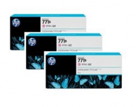 HP 771B Lt Magenta Ink Cartridge 3-Pack B6Y27A