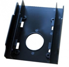 Dual 2.5" to 3.5" SSD Bracket Adapter Compatible with 2.5" SSD or HDD Form Factor: 3.5" Colour