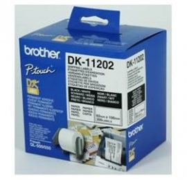 Brother Dk11202 White Shipping Name Badge Labels 62 X 100mm 300 Labels