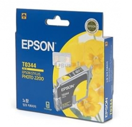 Epson T0344 Yellow Ink Cartridge - Stylus Photo 2100 C13t034490