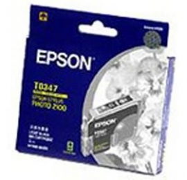 Epson T0347 Light Black Ink Cartridge - Stylus Photo 2100 C13t034790