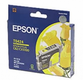 Epson T0424 Yellow Ink - Stylus C82, Cx5100, Cx5300 C13t042490