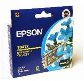 Epson T0472 Ink Cartridge Cyan 250 Pages C13t047290