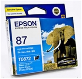 Epson T0872 Cyan Ink Cartridge R1900 C13t087290