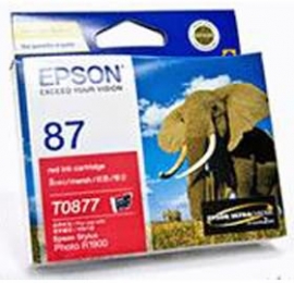 Epson T0877 Red Ink Cartridge R1900 C13t087790