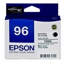 Epson T0968 Matte Black Ink Cartridge For Stylus Photo R2880 C13t096890