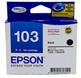 Epson T103192 Extra High Capacity Black Ink For T40w, Tx600fw