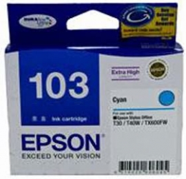 Epson 103 Extra High Cap Ink Cartridge Cyan C13t103292
