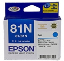 Epson 81n High Capacity Claria Ink Cart Cyan C13t111292