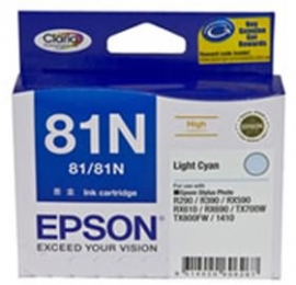 Epson 81n High Cap Claria Ink Cart Light Cyan C13t111592