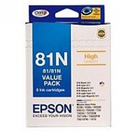 Epson T81n Bundle Pack Ink Set C13t111792