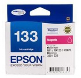 Epson 133 Standard Magenta Ink Cartridge Workforce 325 320 Nx420 Nx125 N11 C13t133392