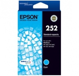 Epson 252 Std Capacity Durabrite Ultra Cyan Ink C13t252292