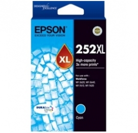 Epson 252xl High Capacity Durabrite Ultra Cyan Ink C13t253292