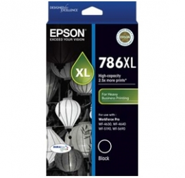 Epson 786xl High Capacity Durabrite Ultra Black Ink C13t787192