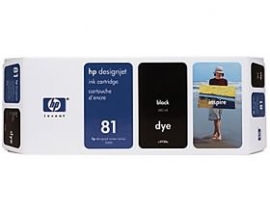 Hp 81 Black Dye Ink Cartridge C4930a