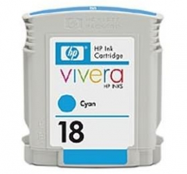 Hp 18 Ink Cartridge Cyan C4937a
